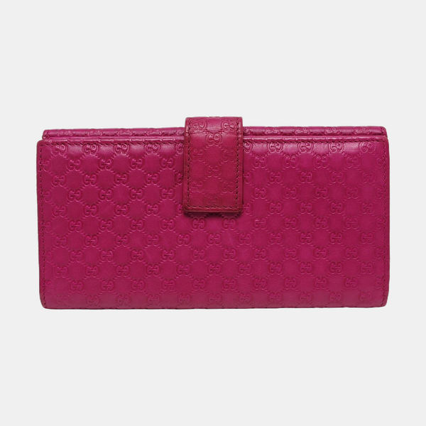 Monogram Calfskin Wallet Pink