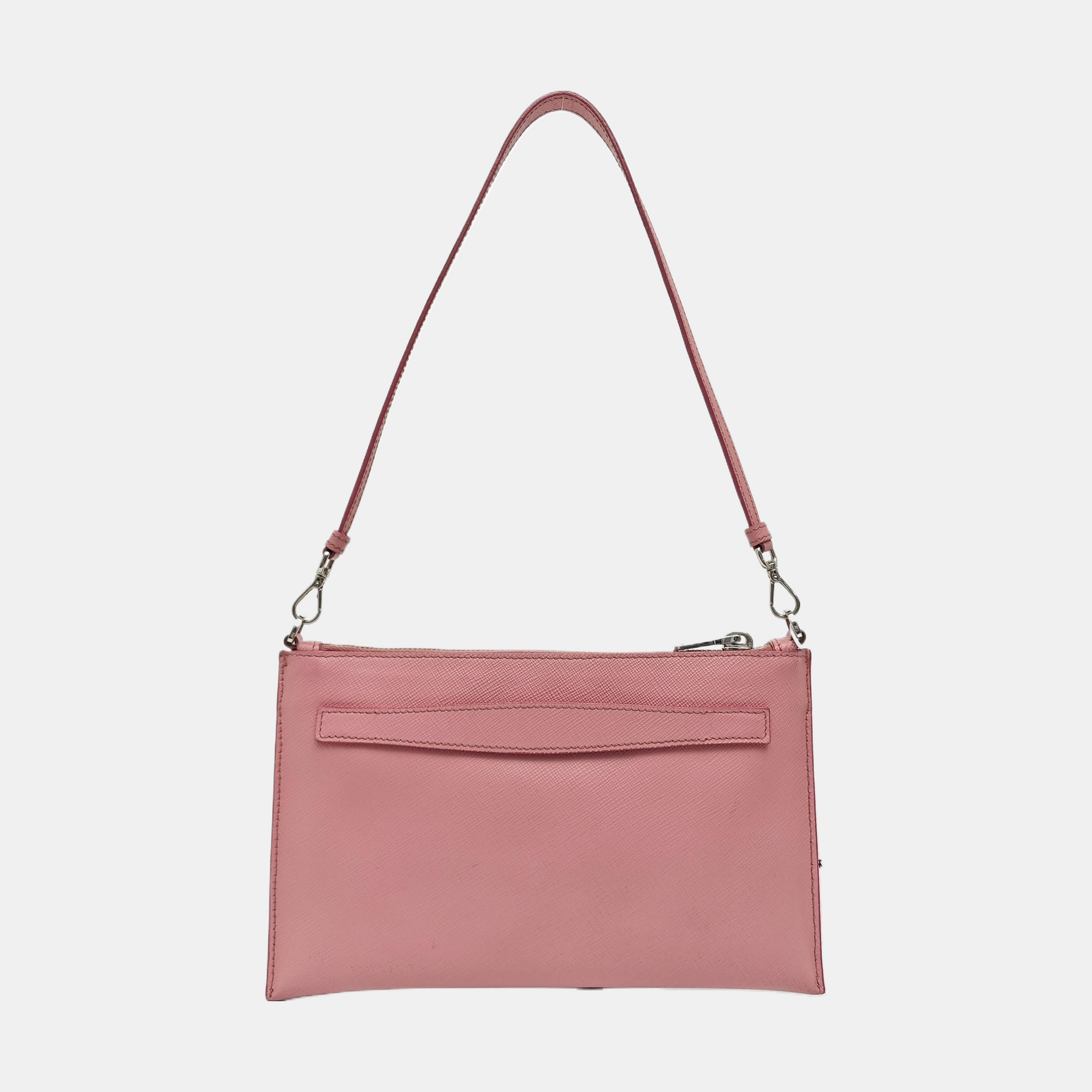 Saffiano Calfskin Top Handle Bag Red