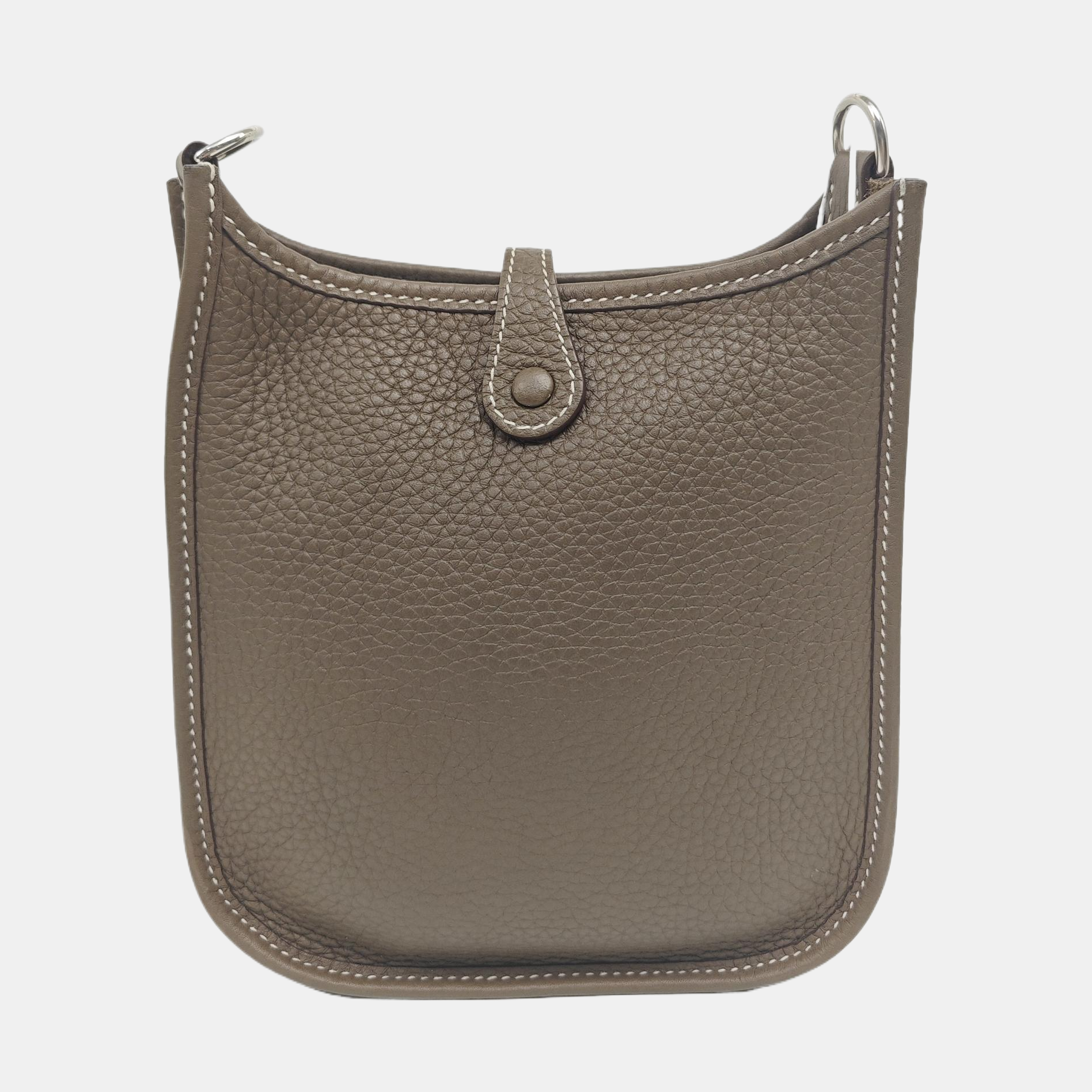 Authenticated pre-owned  Evelyne TPM Clemence Grey - Shoulder Bag at Looply