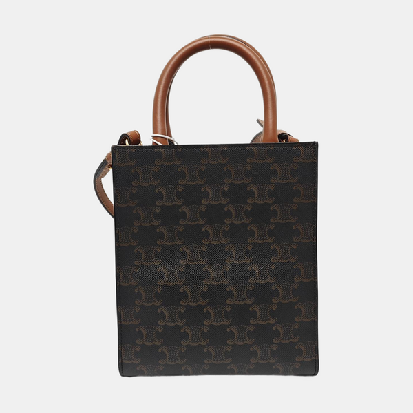 CABAS CELINE Mini Coated Canvas Brown