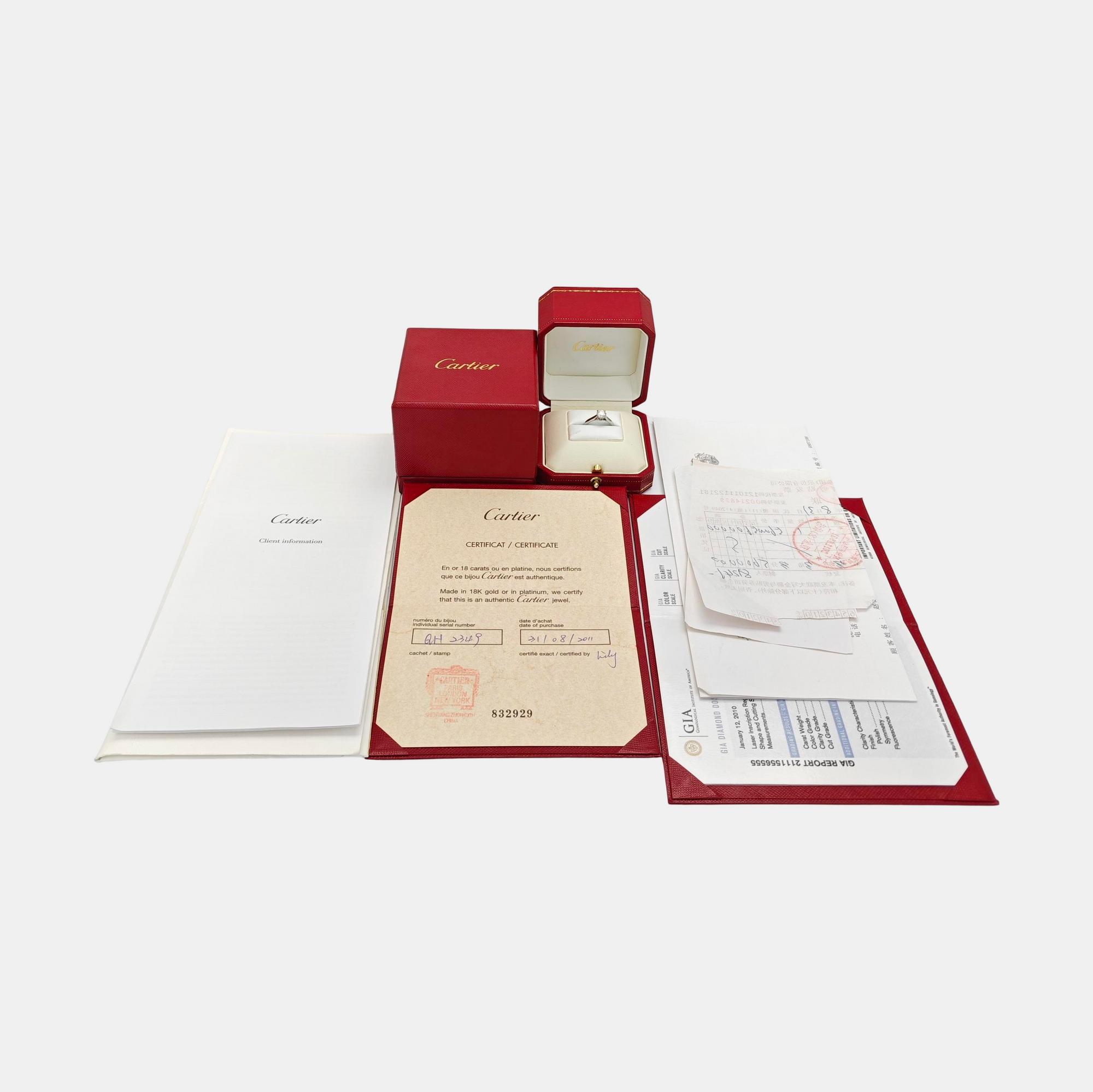 Platinum 950 Silver Ring EU 47