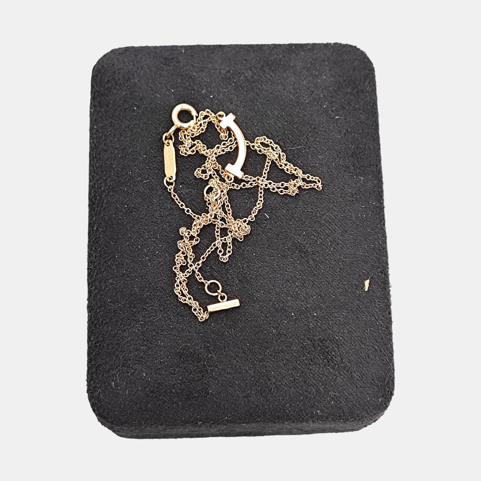Tiffany T 18k Rose Gold Necklace