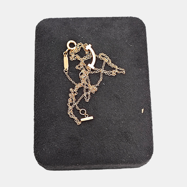 Tiffany T 18k Rose Gold Necklace