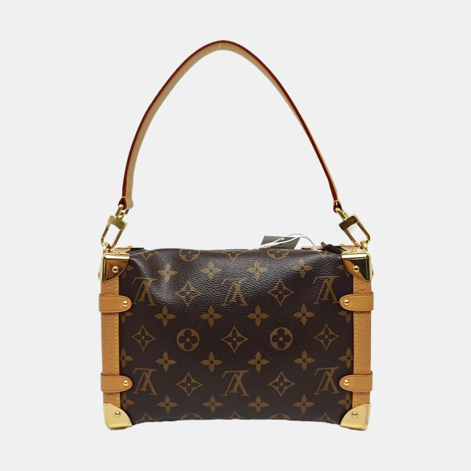 SIDE TRUNK MM Monogram Coated Canvas Brown
