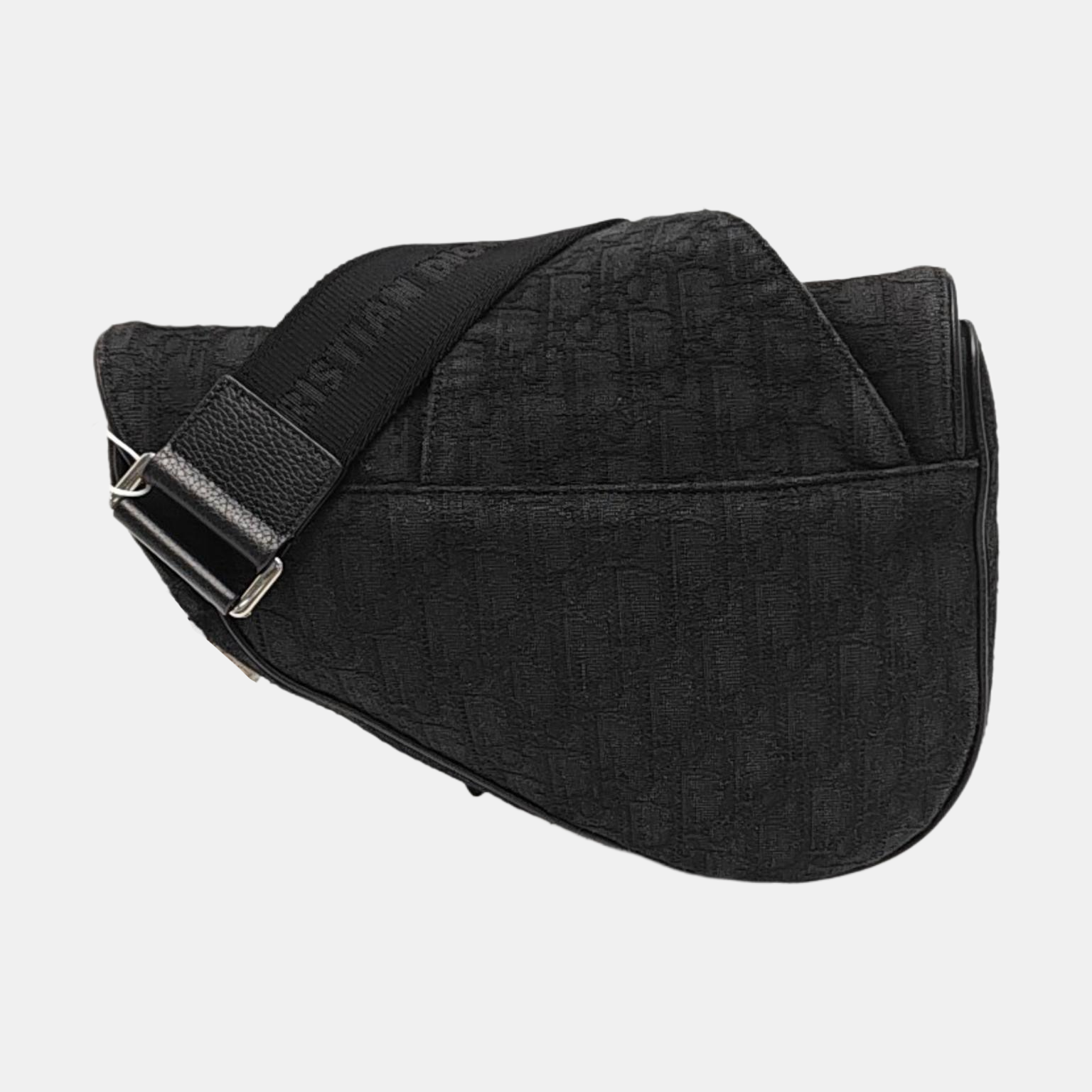 Authenticated pre-owned  Saddle Medium Oblique Canvas Blue - Crossbody Bag at Looply