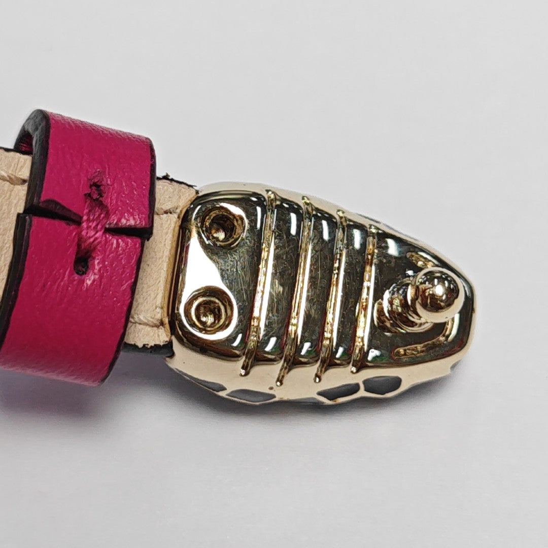 SERPENTI Leather Red Bracelet