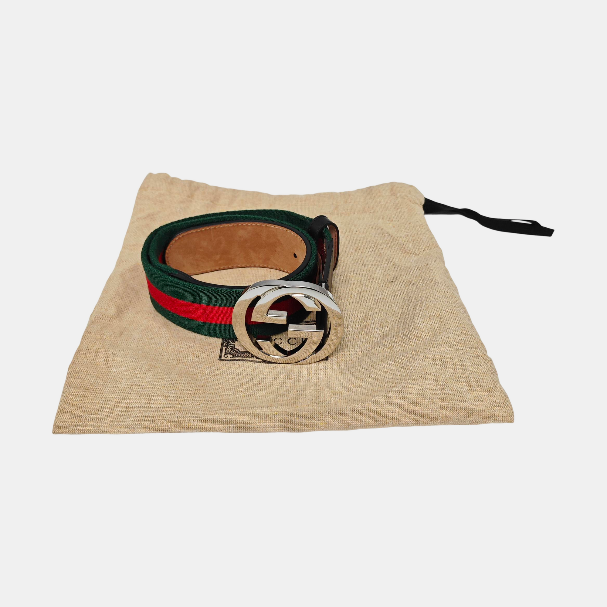 Fabric Belt Green