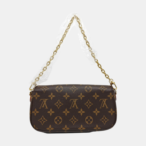 IVY Monogram Coated Canvas Brown