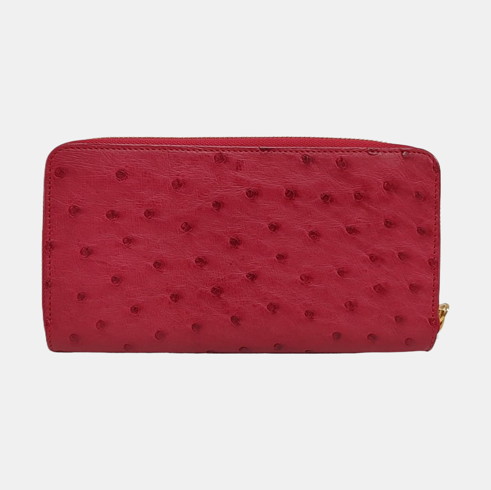 BRAZZA Ostrich Red Wallet