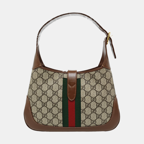 Jackie 1961 Small Monogram Coated Canvas Beige