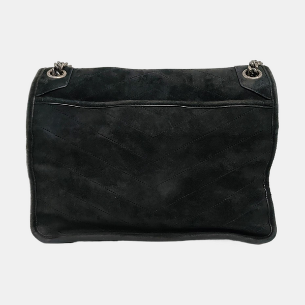 NIKI Medium Suede Black