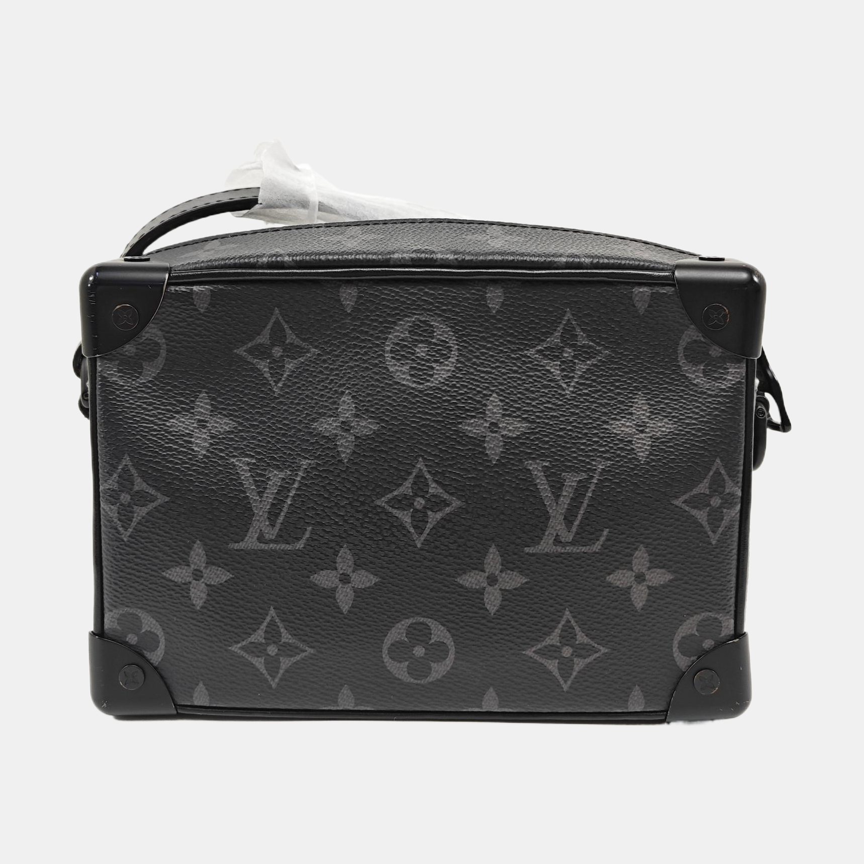 SOFT TRUNK Mini Monogram Coated Canvas Black