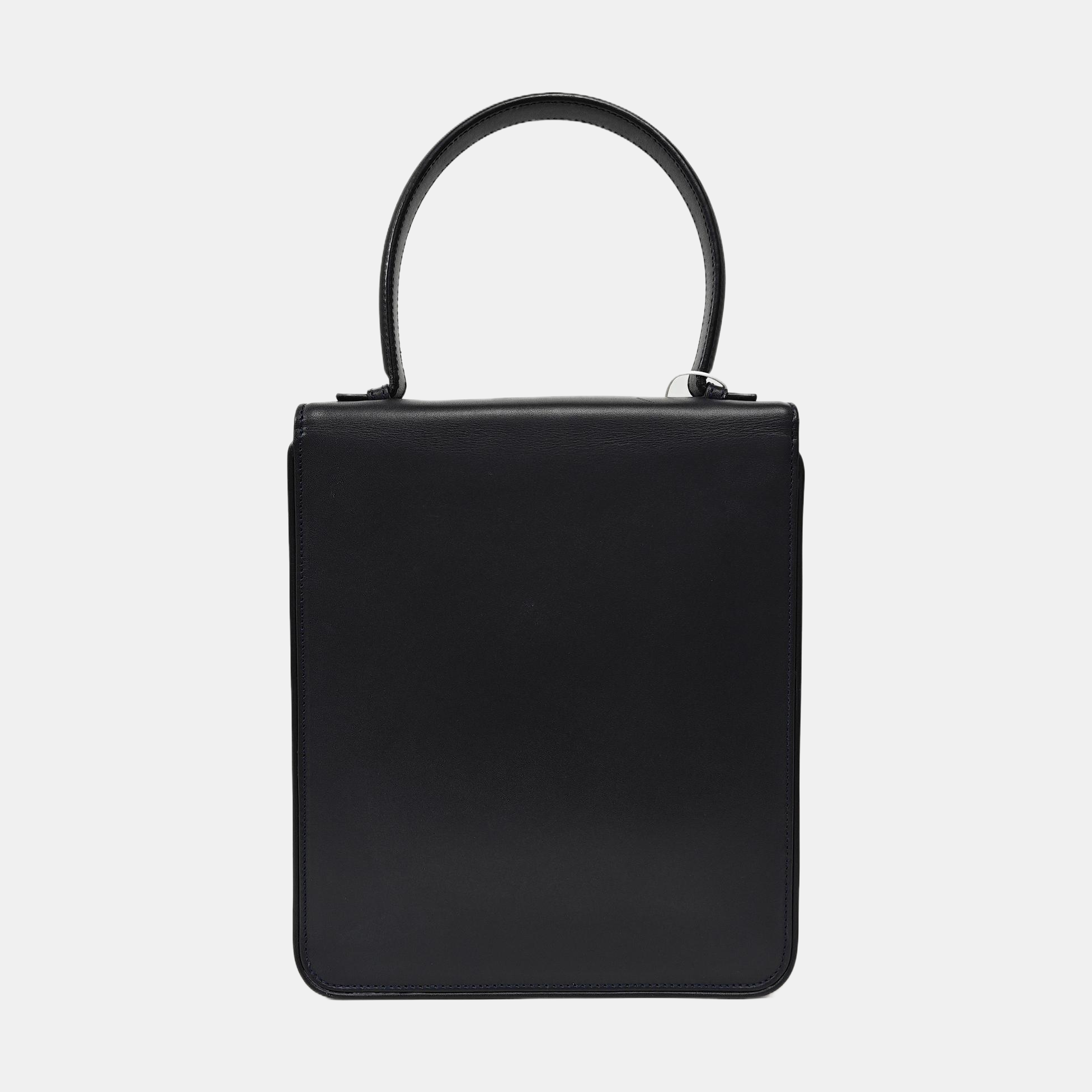 Calfskin Top Handle Bag Multicolor