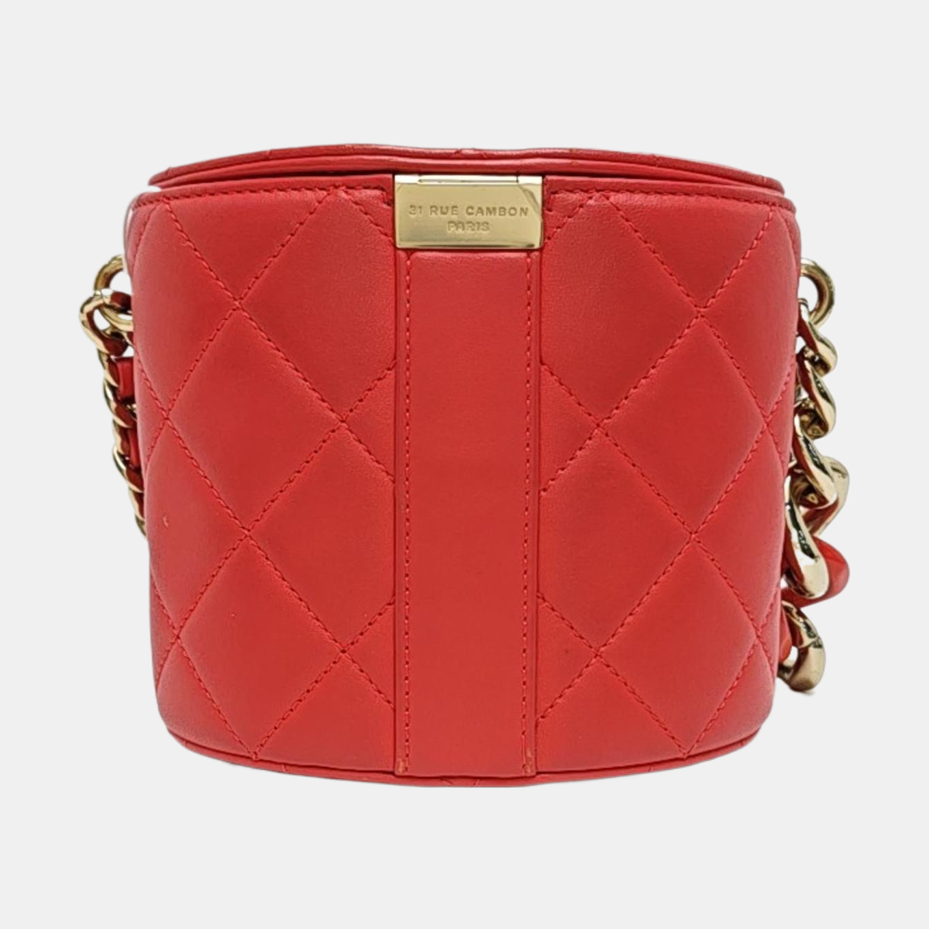 Quilted Lambskin Red