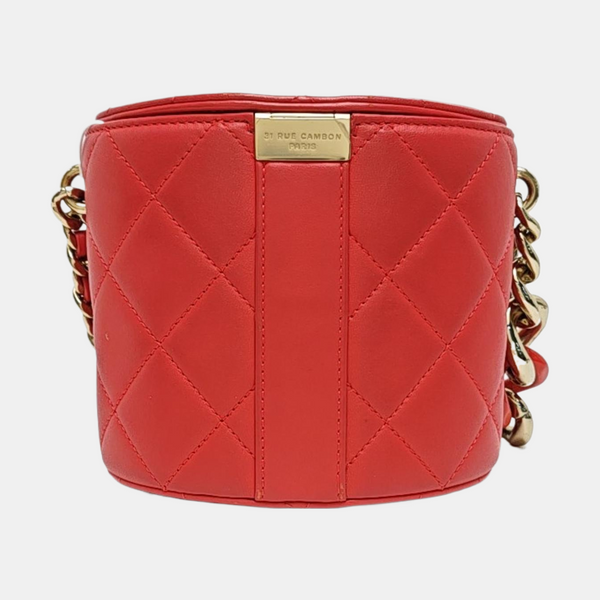 Quilted Lambskin Red