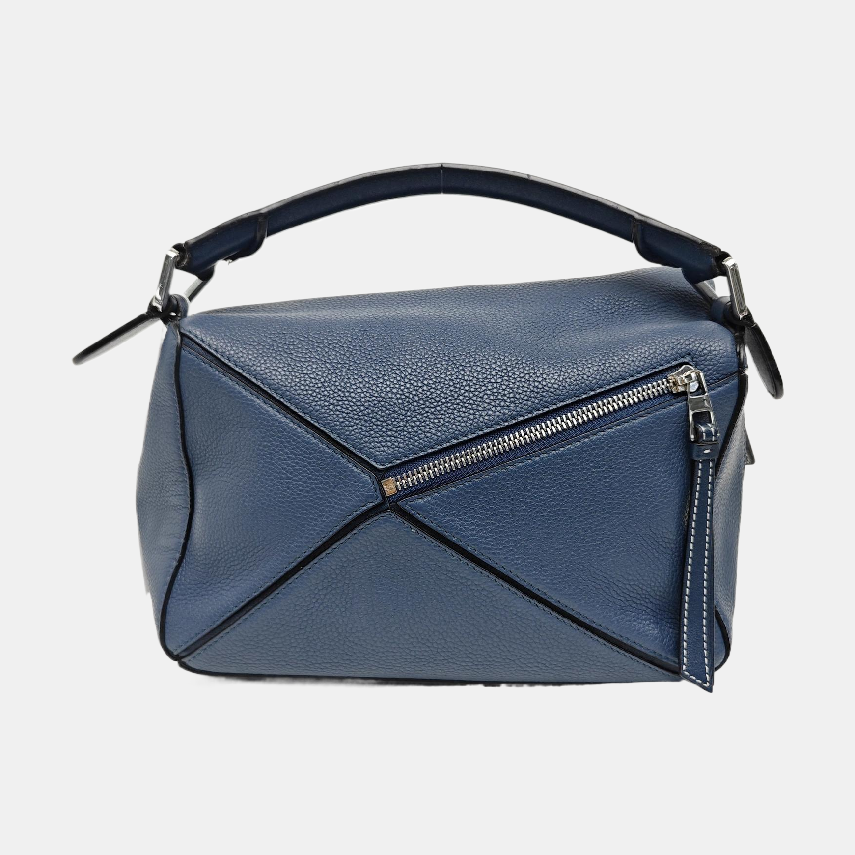 Puzzle Small Quilted Calfskin Blue