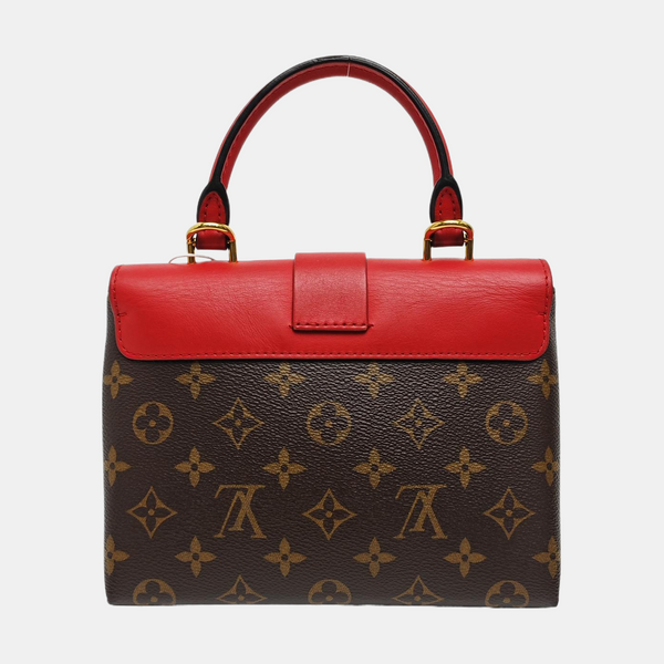 LOCKY BB Monogram Coated Canvas Red
