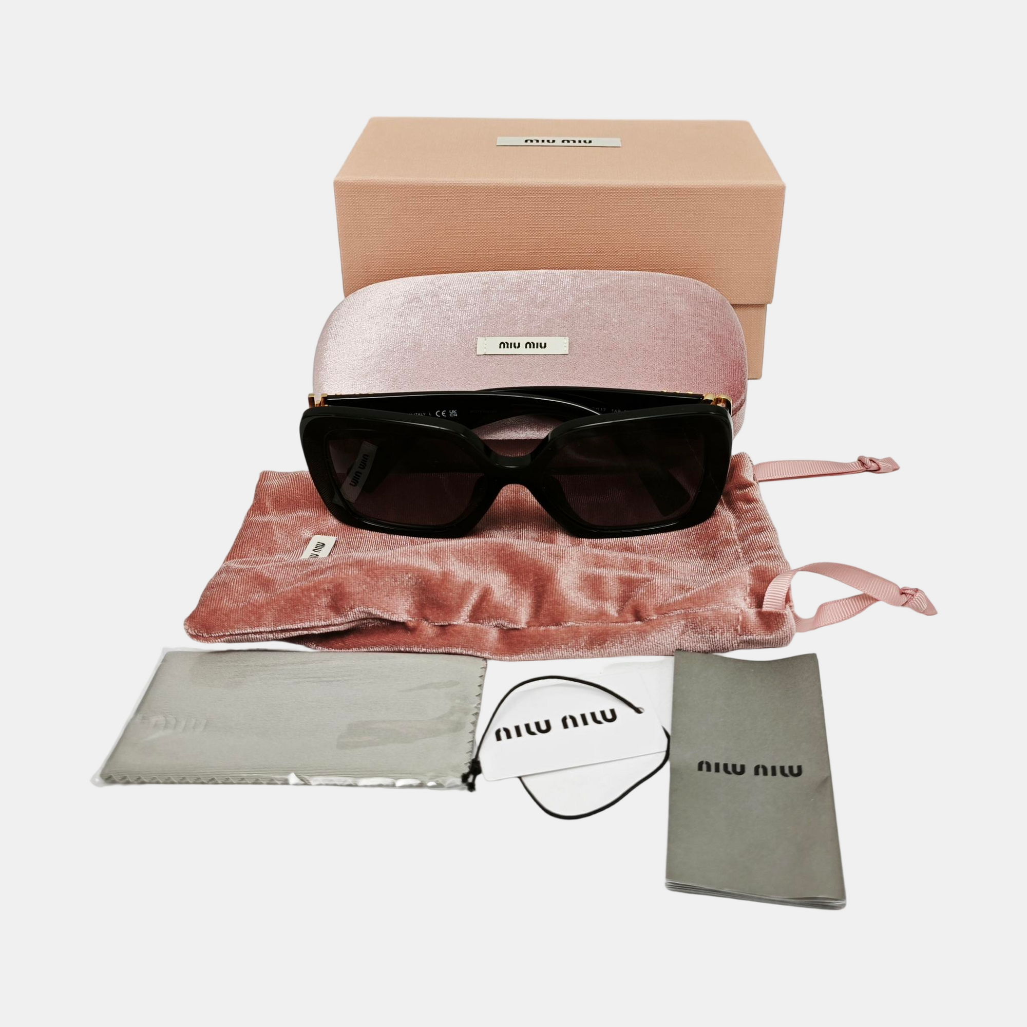 Synthetic Sunglasses Black