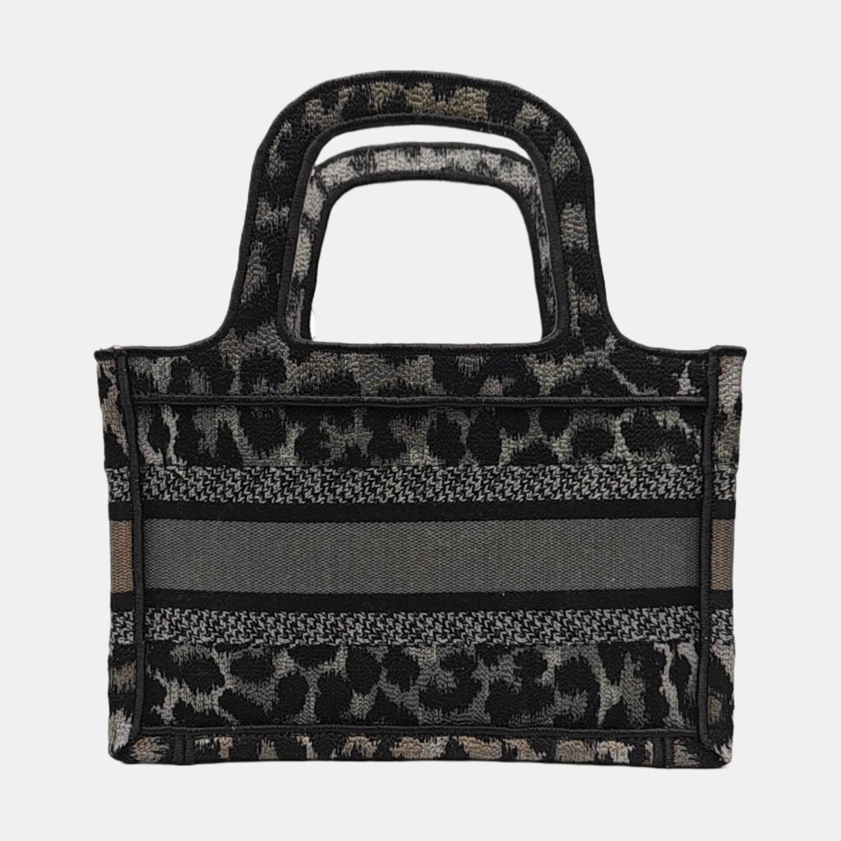 Book Tote Mini Canvas Gray
