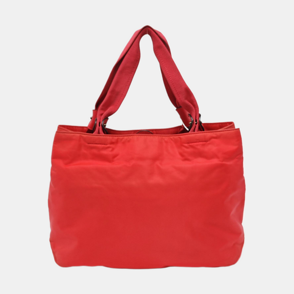 Nylon Top Handle Bag Pink