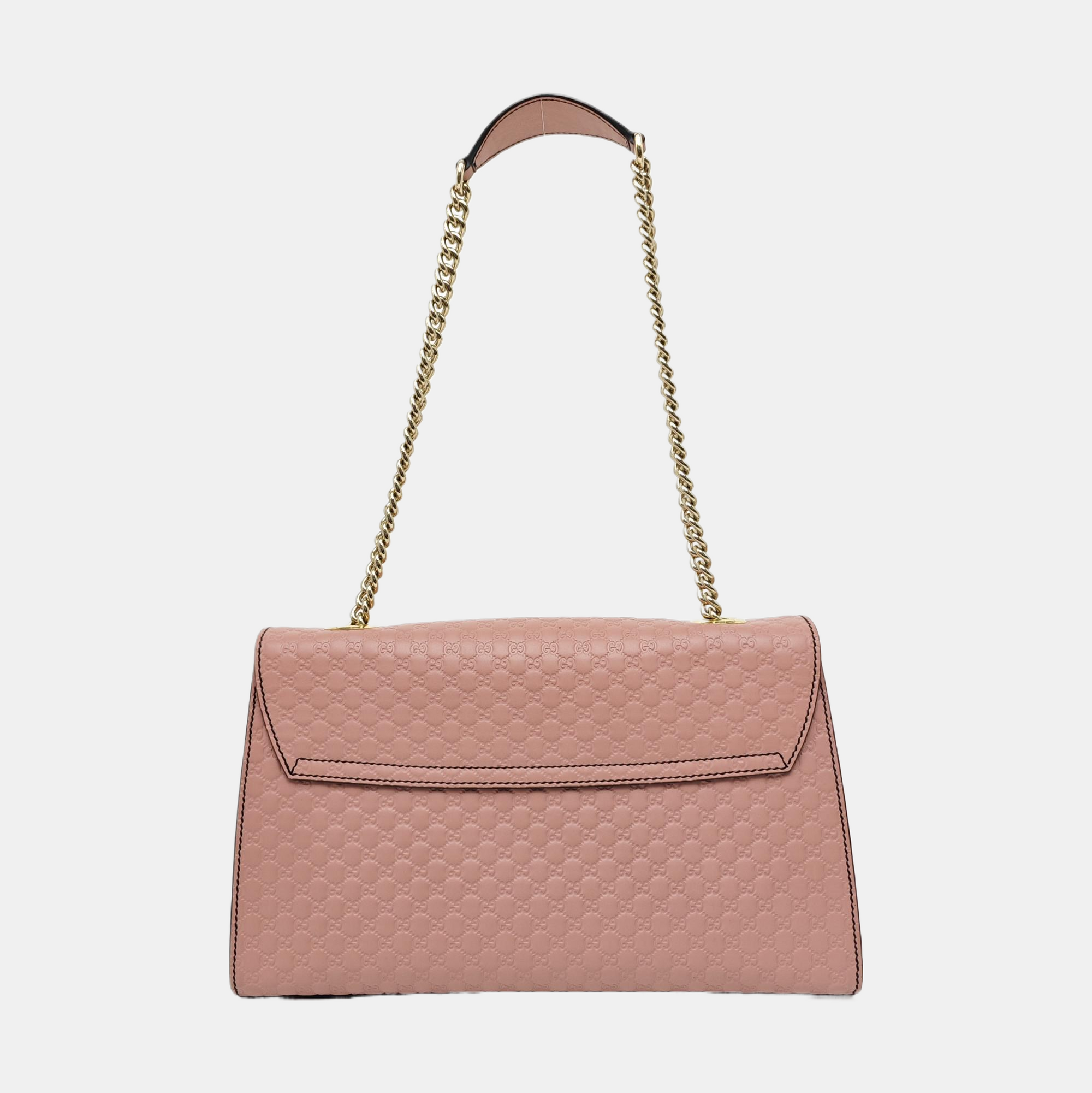 Emily Chain Monogram Calfskin Pink