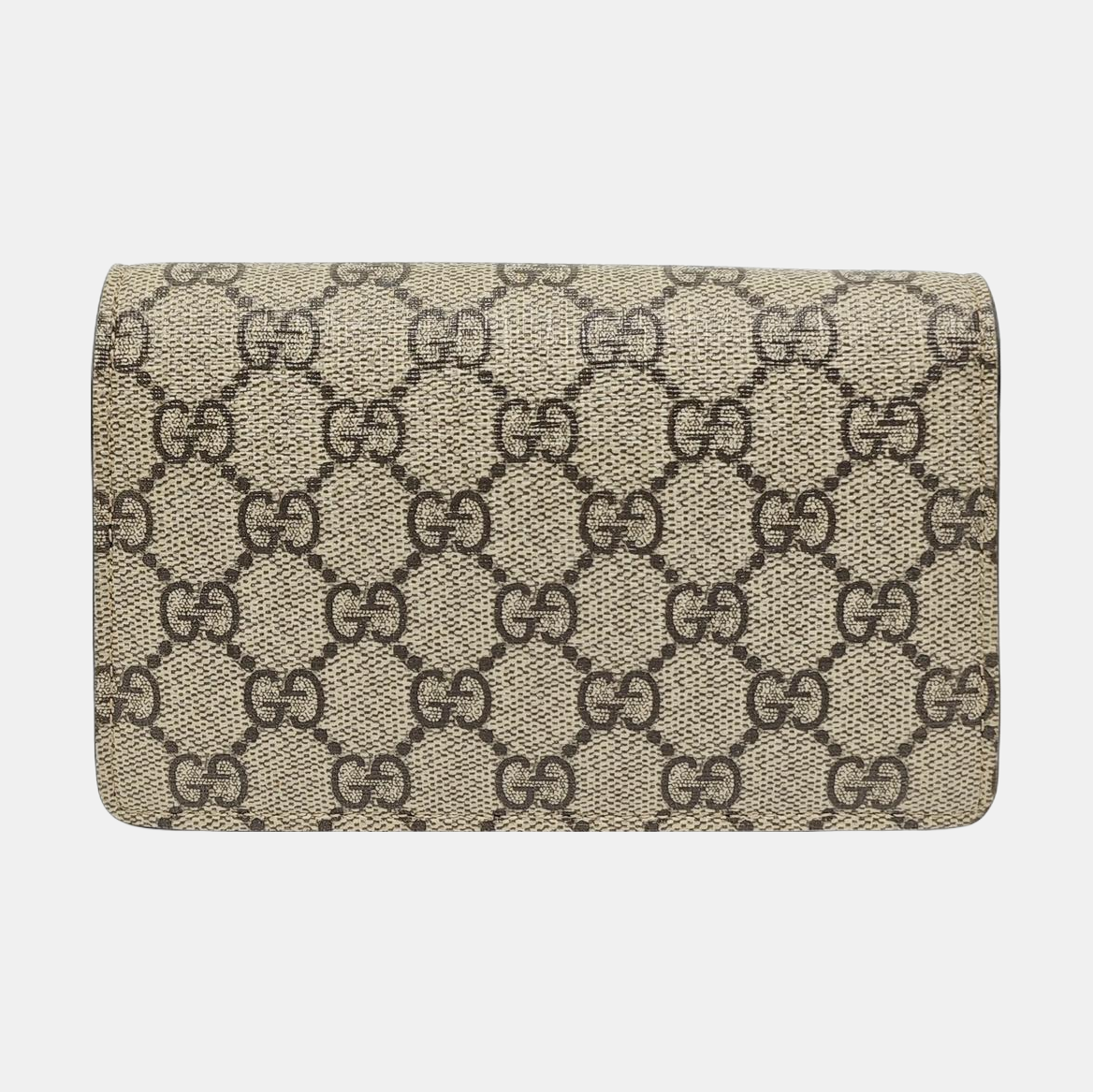 Dionysus Super Mini Monogram Coated Canvas Beige