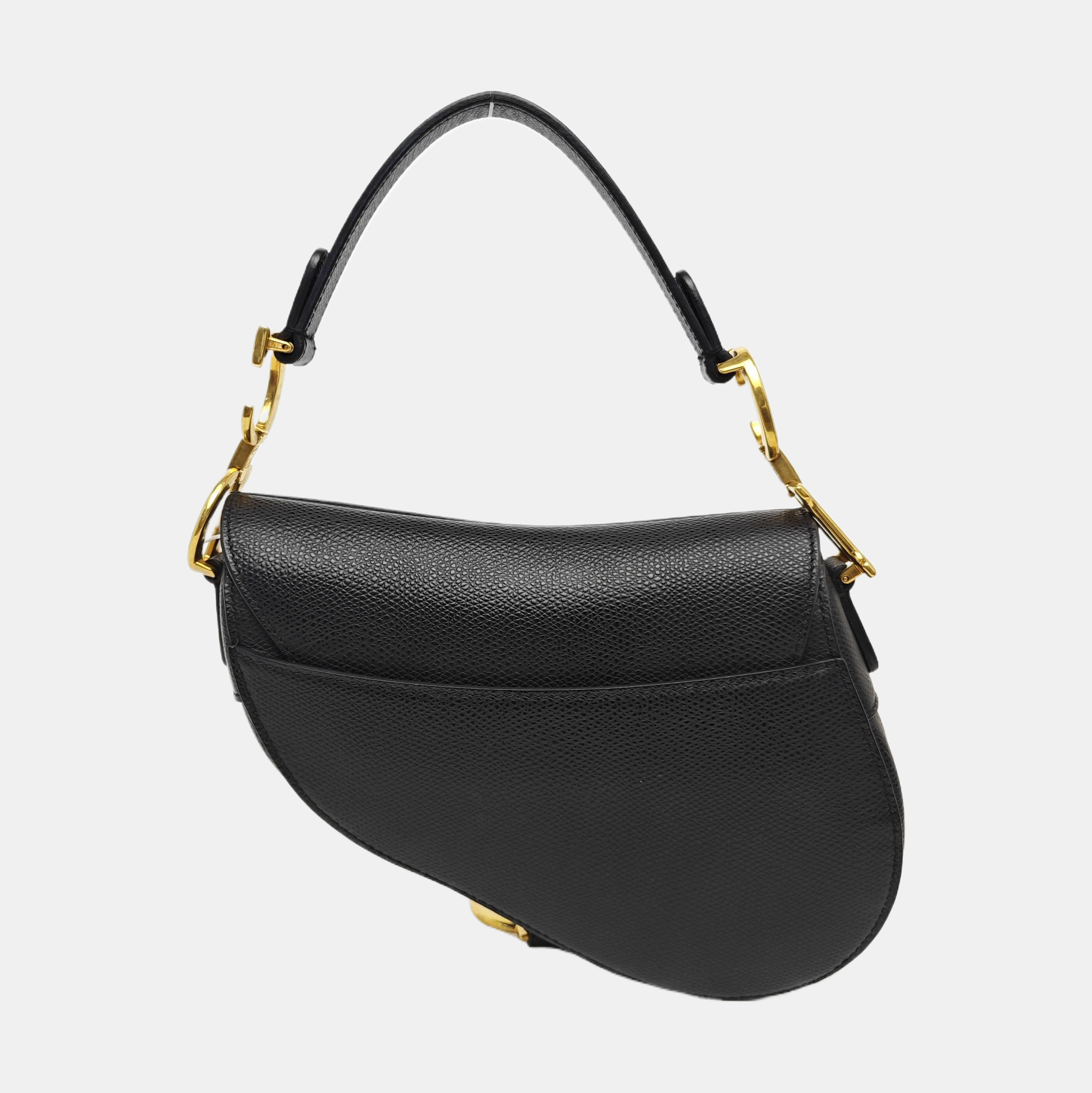 Saddle Mini Calfskin Black