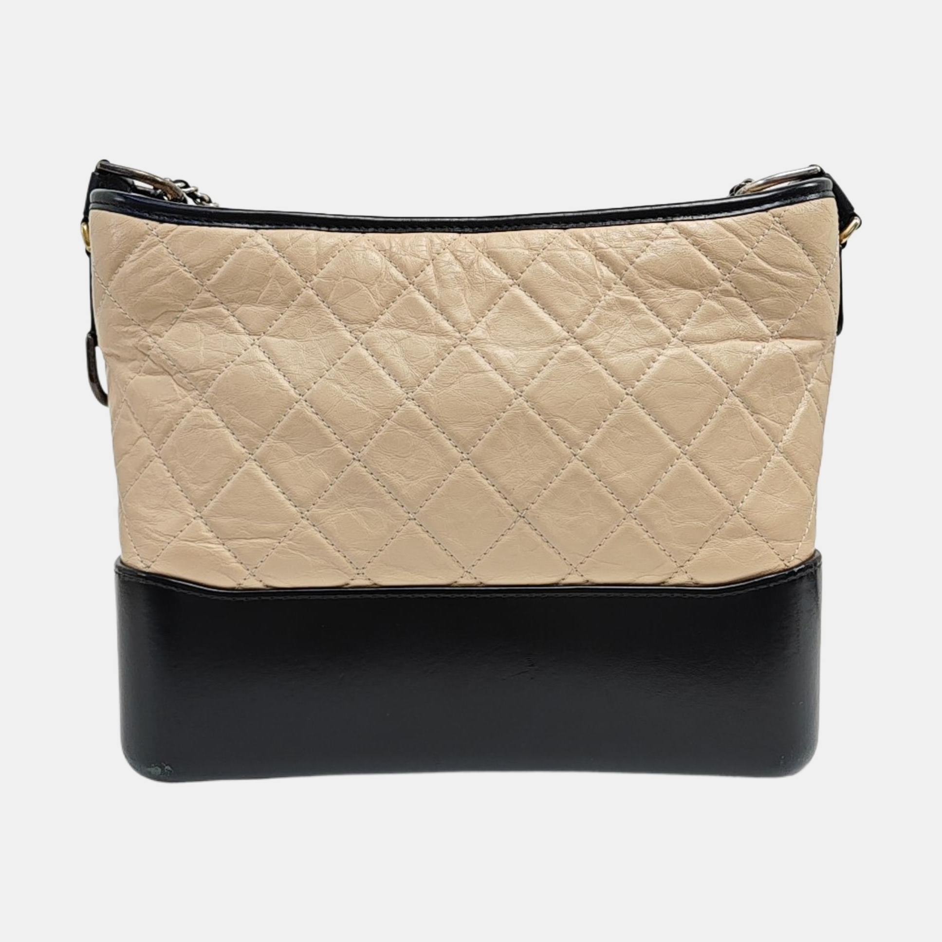 GABRIELLE Medium Quilted Calfskin Pink