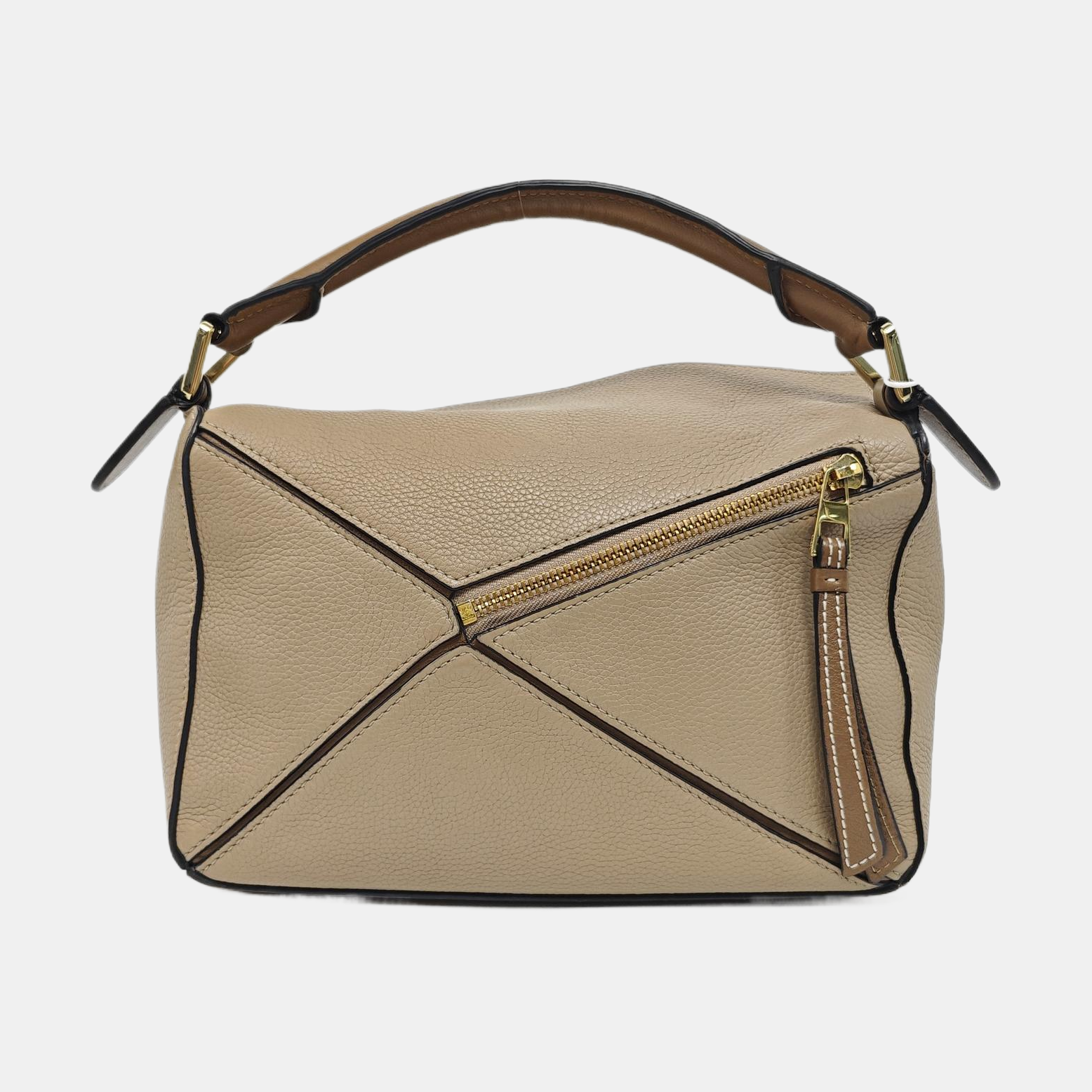 Puzzle Small Calfskin Beige