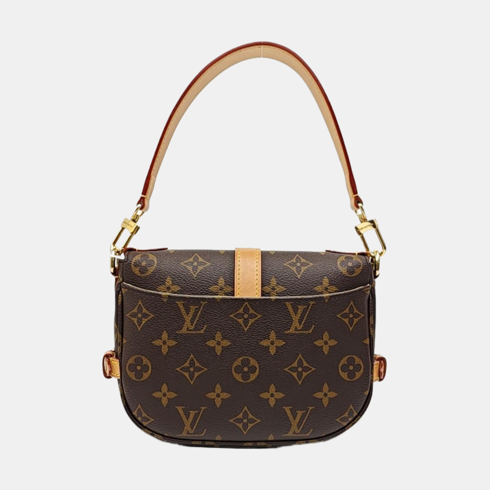 SAUMUR BB Monogram Coated Canvas Brown