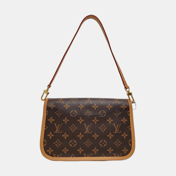 DIANE Monogram Coated Canvas Brown
