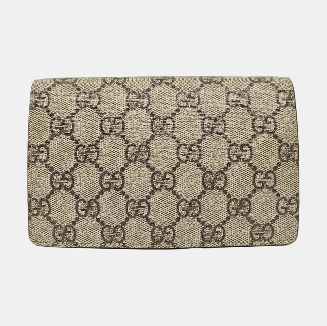 Dionysus Super Mini Monogram Coated Canvas Beige