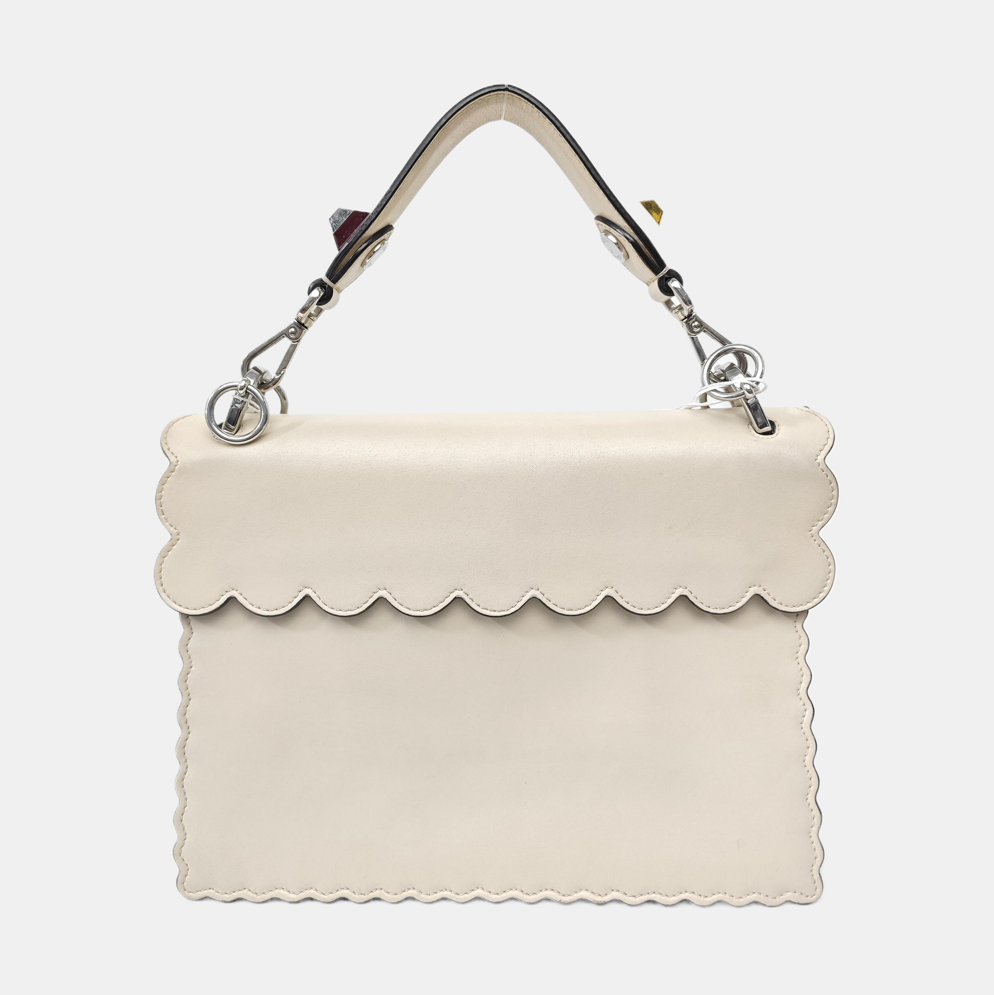 Kan I Medium Calfskin White