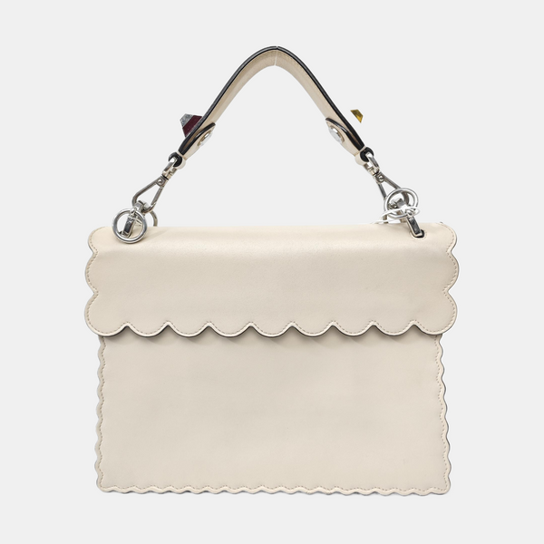 Kan I Medium Calfskin White