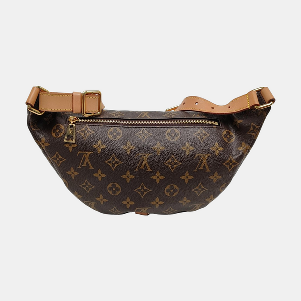 BUMBAG Monogram Coated Canvas Brown