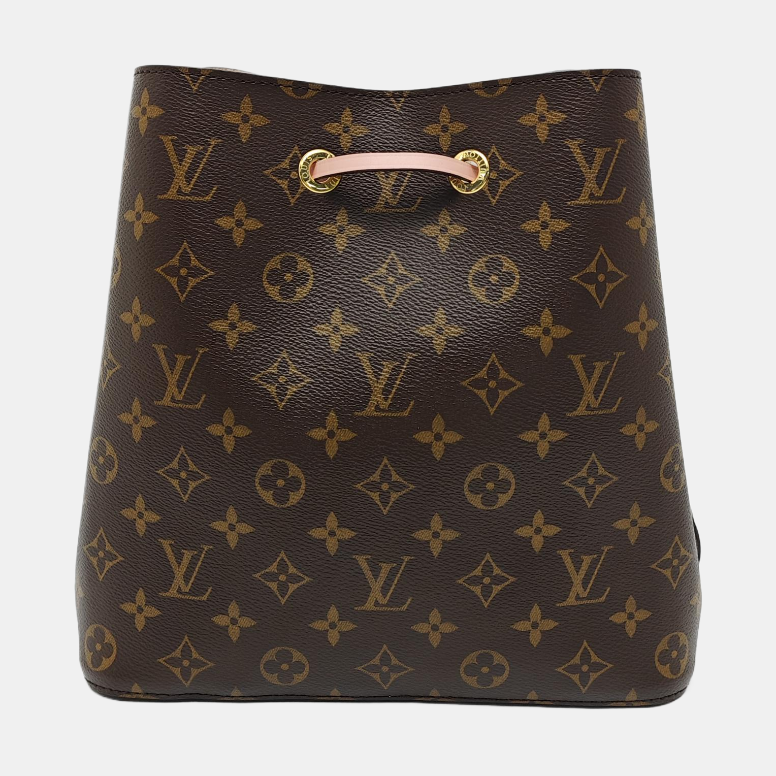 NÉONOÉ MM Monogram Coated Canvas Brown