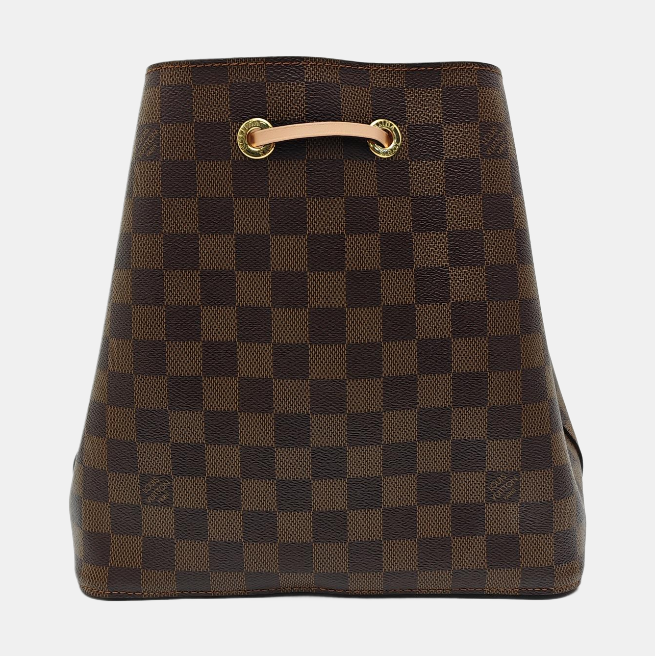 NÉONOÉ MM Damier Ebene Coated Canvas Brown