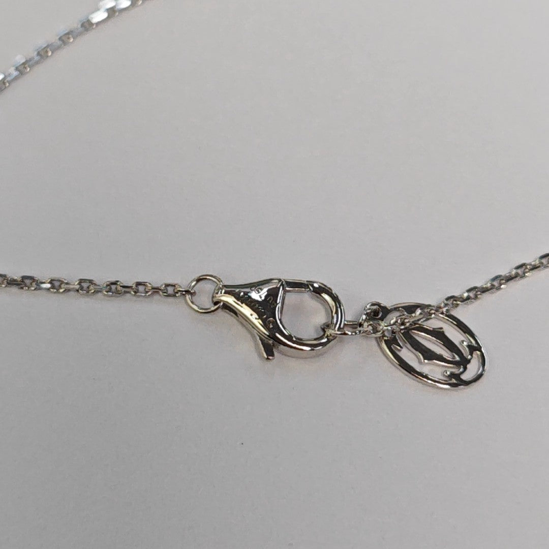 CARTIER D'AMOUR 18k White Gold Silver Necklace