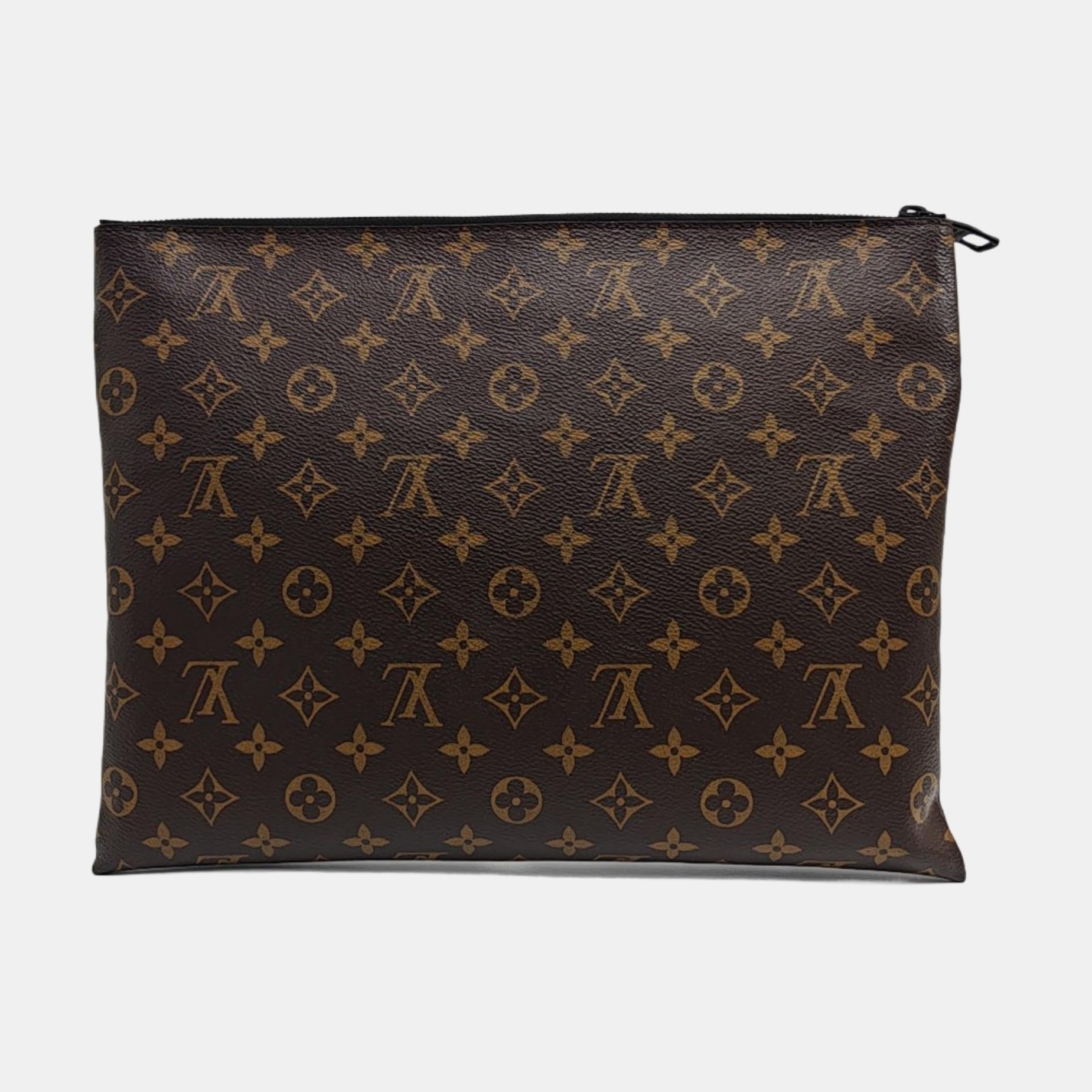 A4 Monogram Coated Canvas Brown