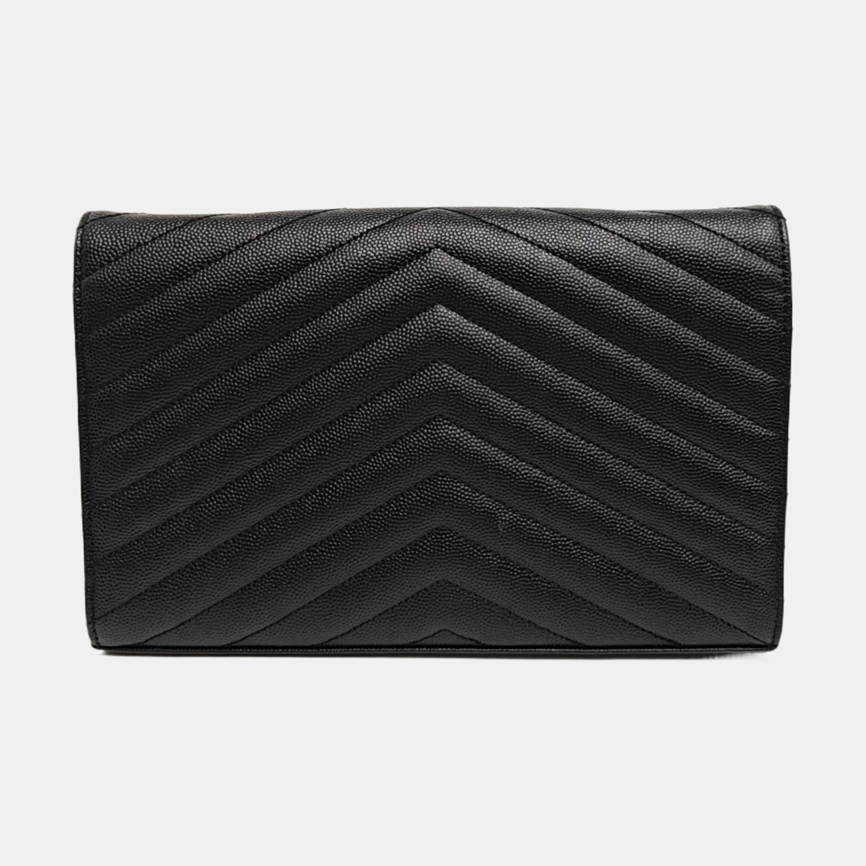 MONOGRAM Medium Chevron Calfskin Black