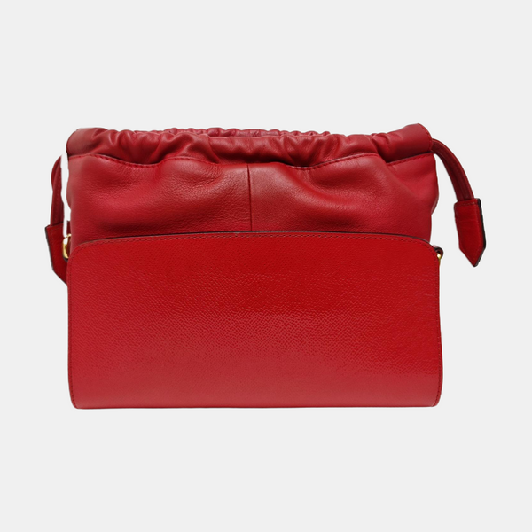 Calfskin Shoulder Bag Red