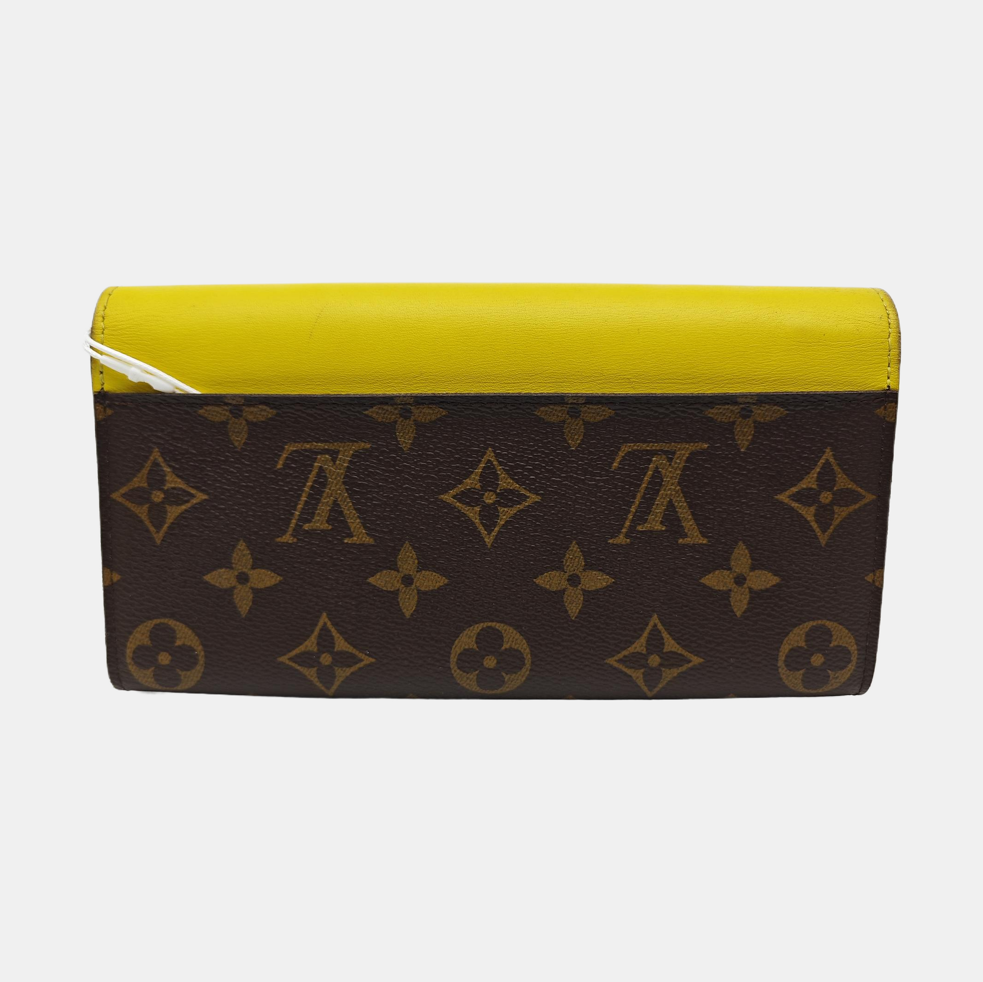 SARAH Monogram Coated Canvas Multicolor Wallet