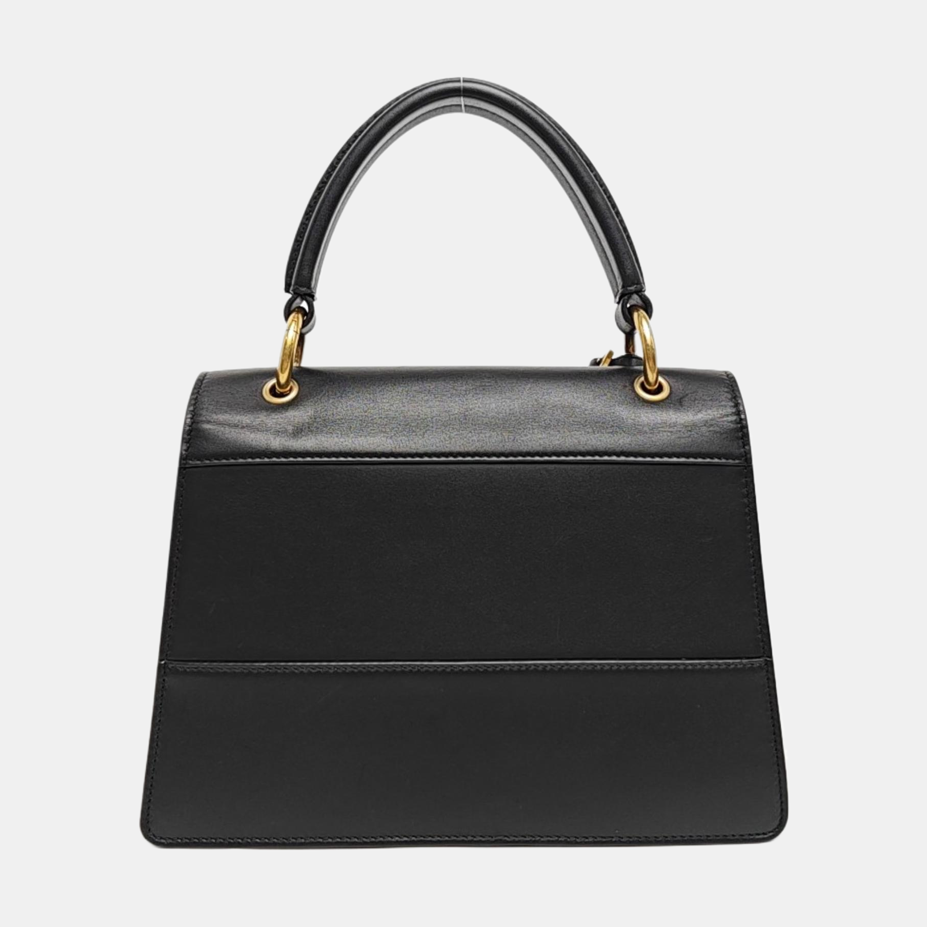 Queen Margaret Small Calfskin Black
