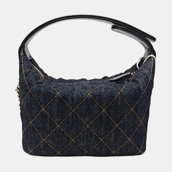 HOBO Quilted Denim Blue