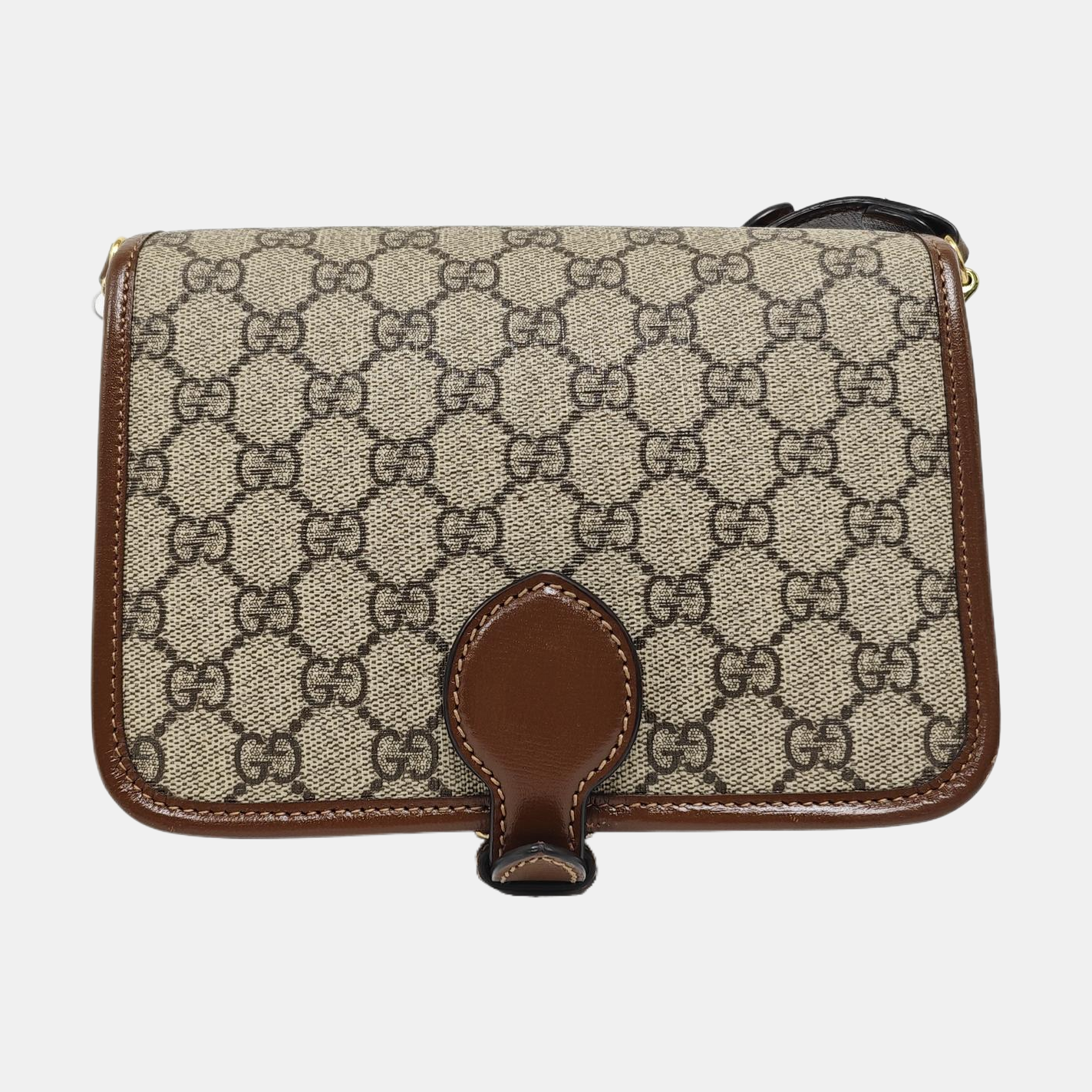 Retro Mini Monogram Coated Canvas Beige
