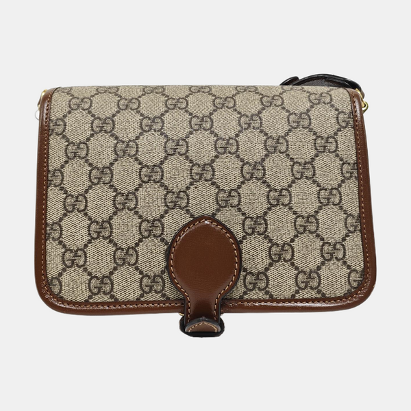 Retro Mini Monogram Coated Canvas Beige