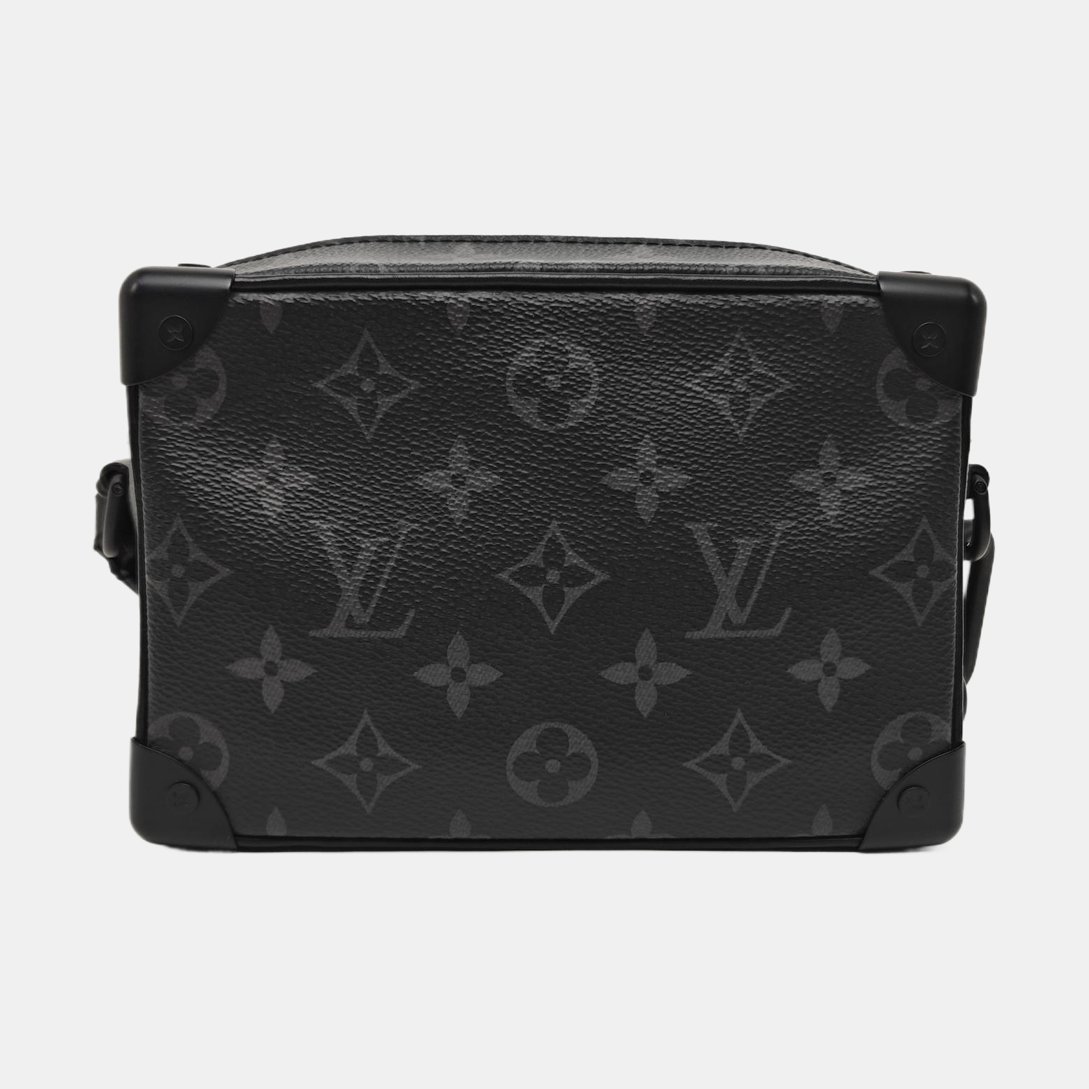 SOFT TRUNK Mini Monogram Coated Canvas Black