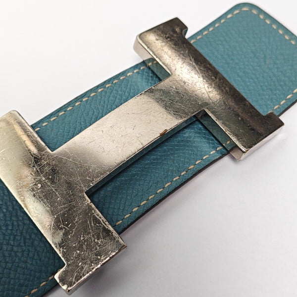 Leather Belt Blue