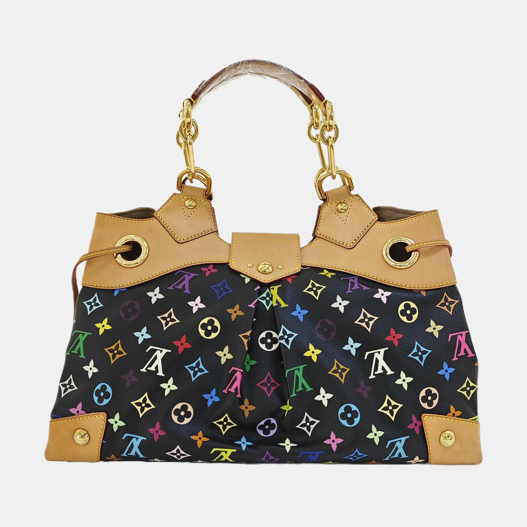 LV × TM URSULA Monogram Coated Canvas Black