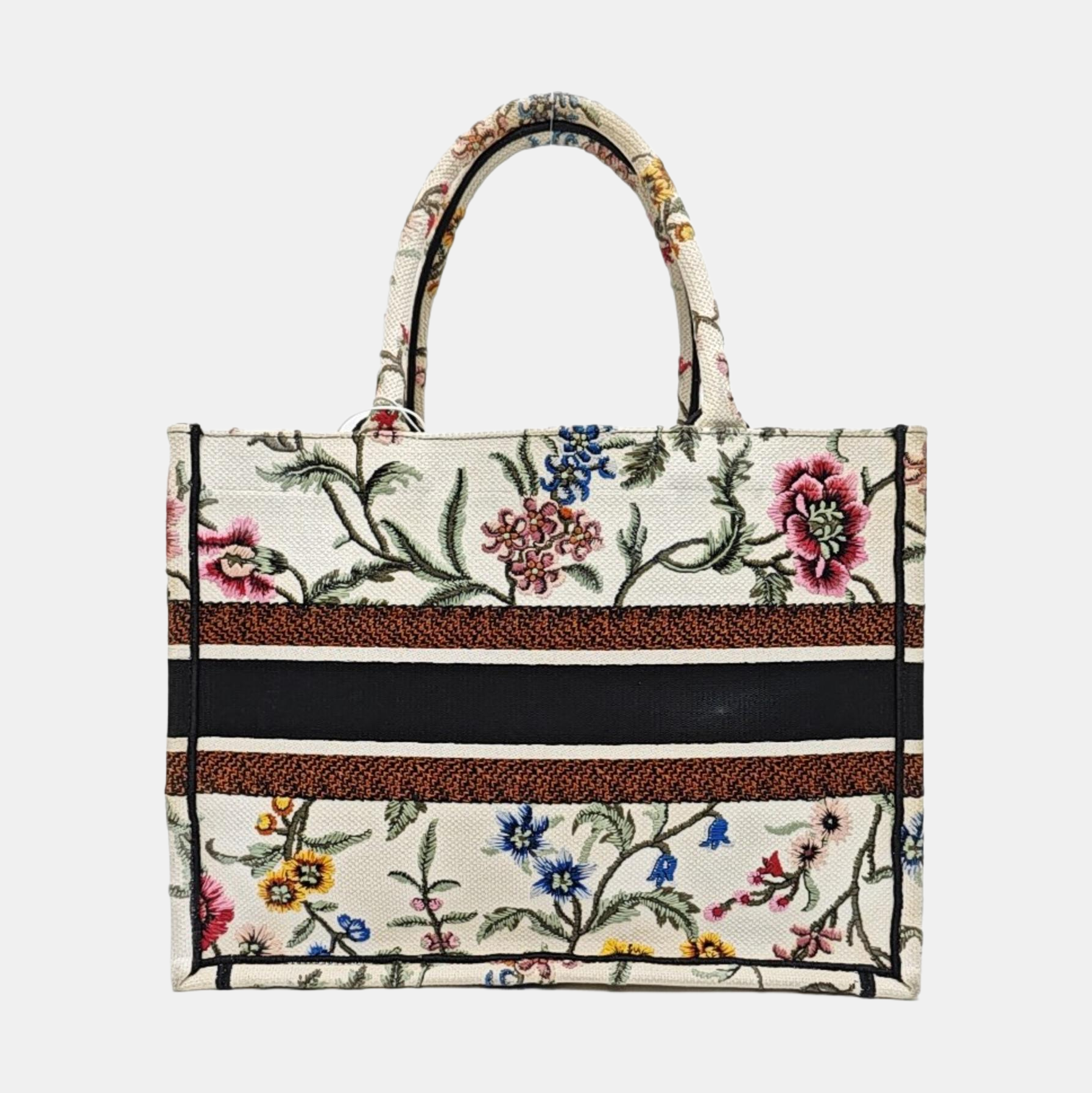 Authenticated pre-owned  Book Tote Medium Canvas Multicolor - Tote Bag at Looply